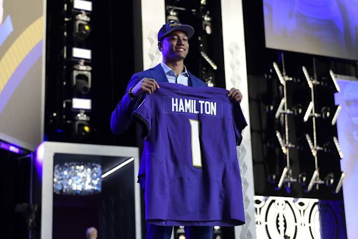Kyle Hamilton was the 14th overall pick in the draft/